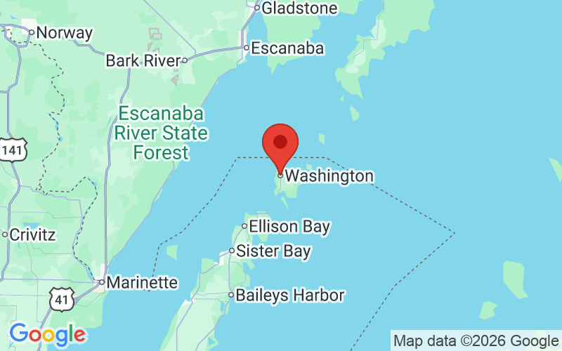 Washington Island Wi Map 920847 Phone Numbers YouMail